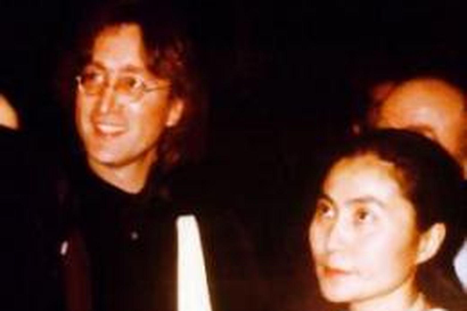 John Lennon og Yoko Ono.