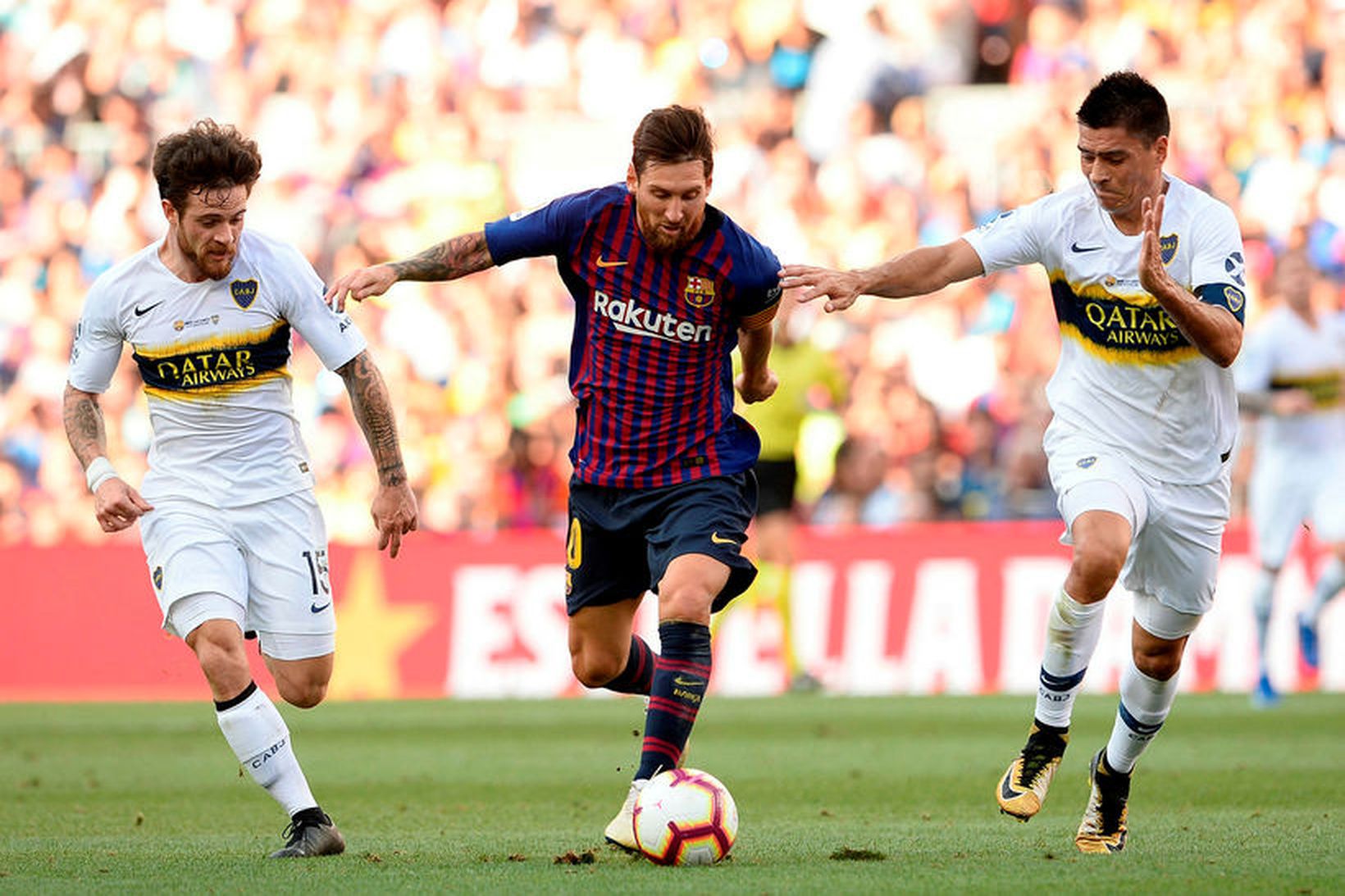 Lionel Messi var gerður að fyrirliða Barcelona á dögunum.