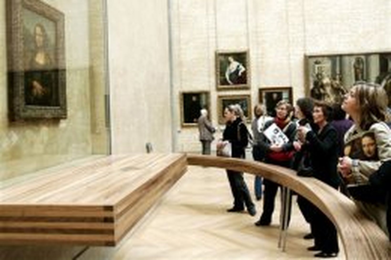Mona Lisa í Louvre.