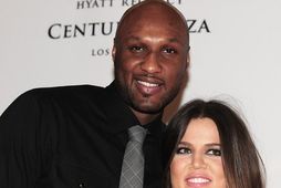 Lamar Odom og Khloé Kardashian þegar allt lék í lyndi.