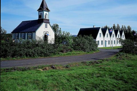 Þingvallakirkja church, Þingvellir National Park.