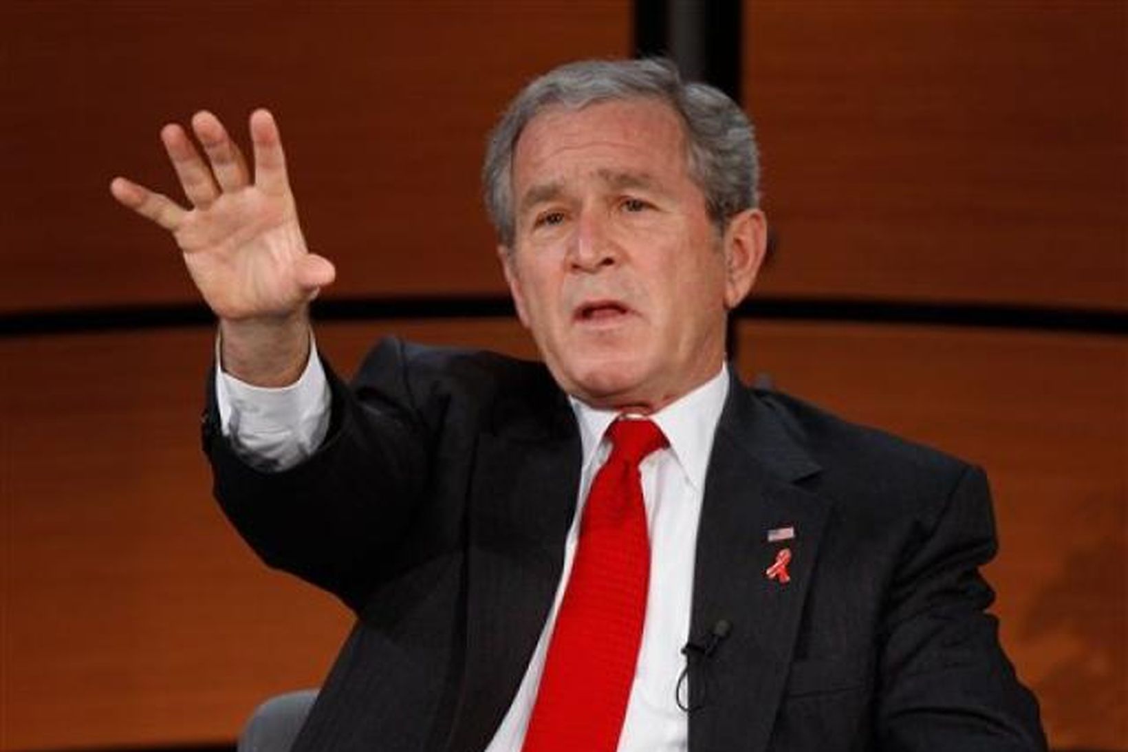George W. Bush Bandaríkjaforseti.