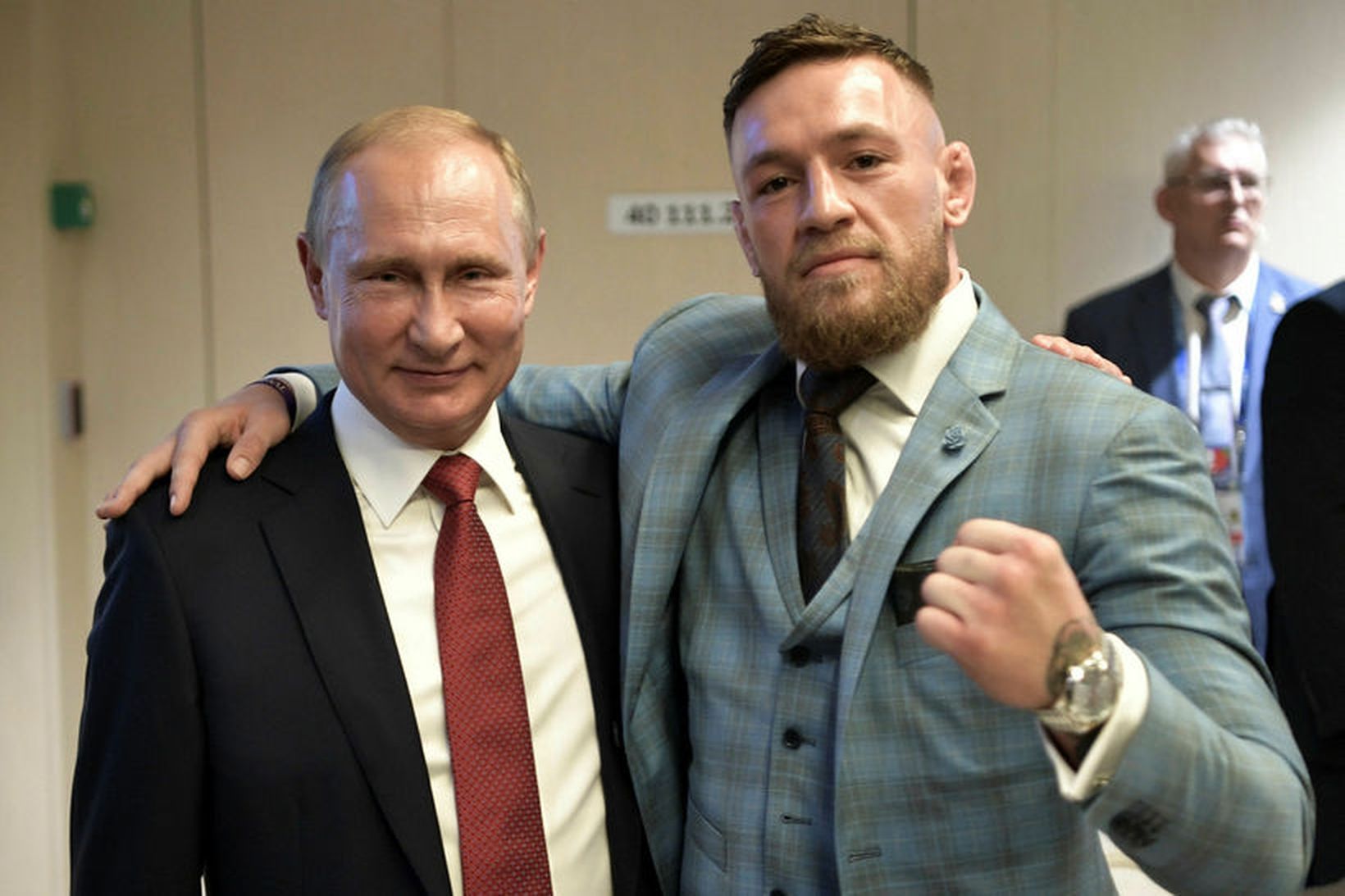 Conor McGregor segir Vladimir Putin einn mesta leiðtoga vorra tíma.