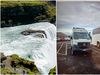The incident occurred in the upper parking lot of the highly popular Gullfoss waterfall.
