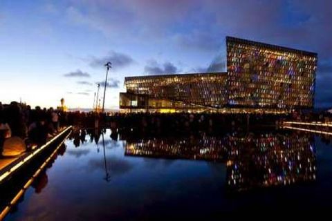 Harpa Concert Hall and Conference Centre in central Reykjavík has received numerous prestigous architectural awards.