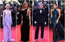 Tískan á Cannes þykir vera elegant.