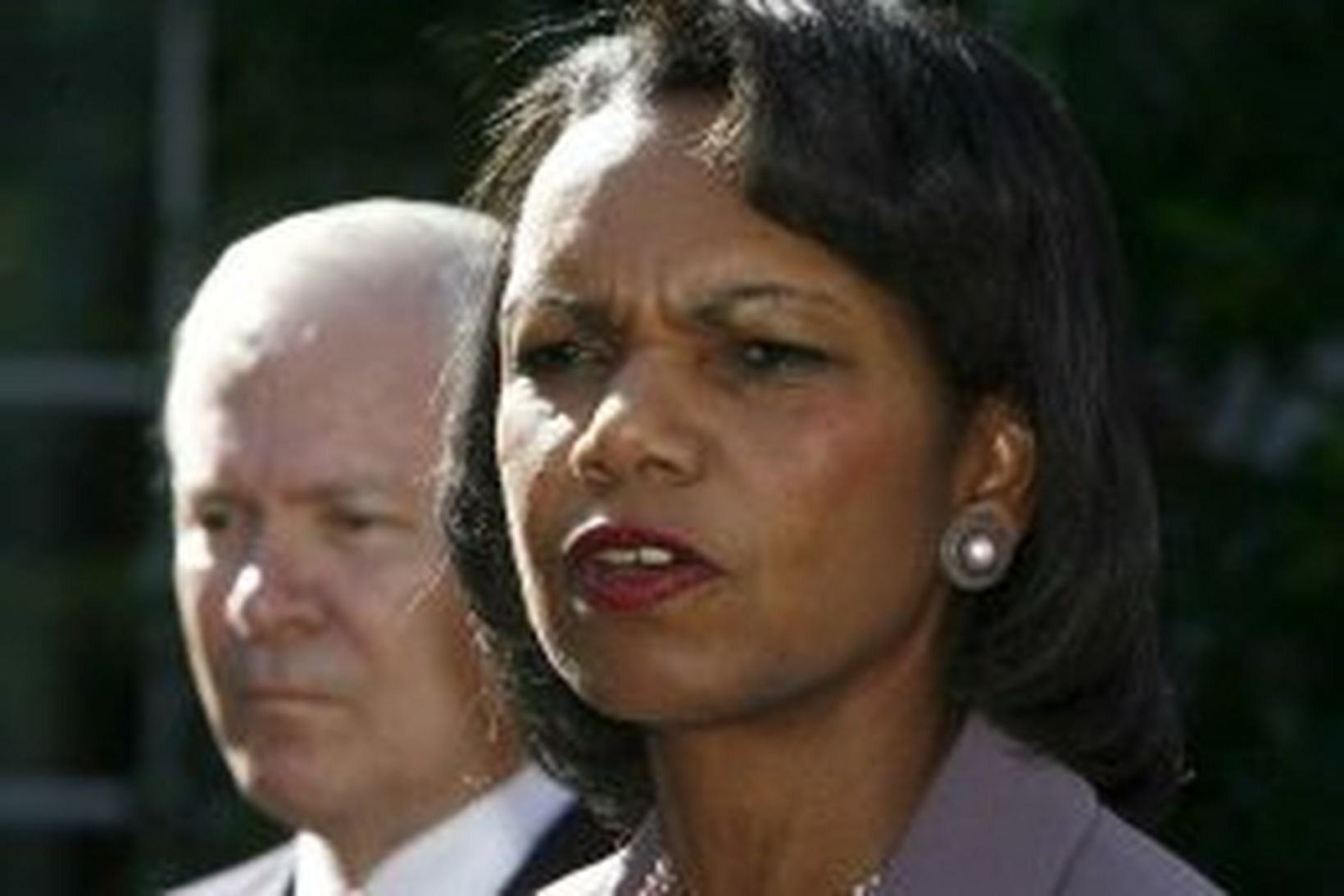 Condoleezza Rice utanríkisráðherra Bandaríkjanna.
