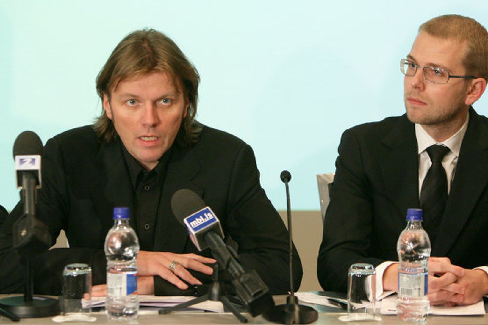 Jón Ásgeir Jóhannesson og Jón Sigurðsson, forstjóri FL Group.