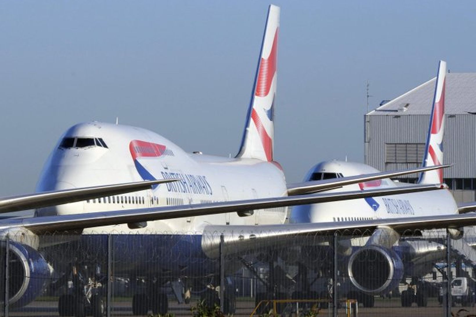 Boeing 747 flugvélar frá British Airways.