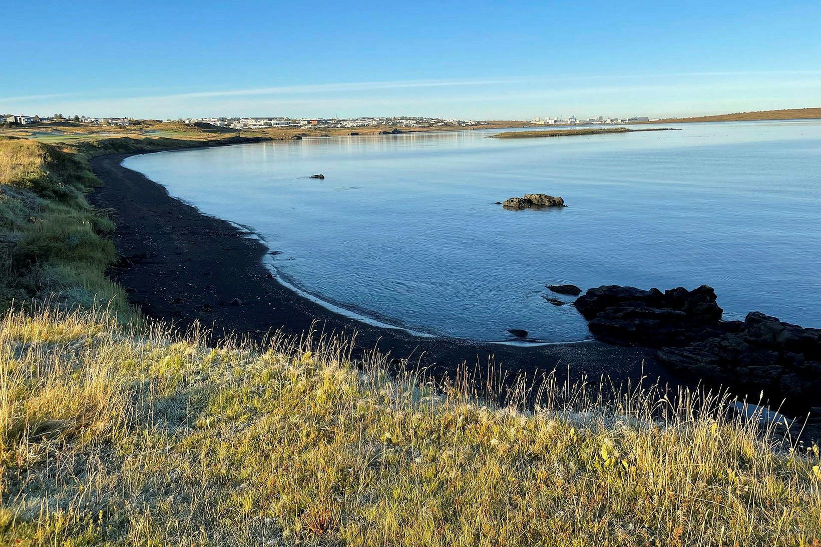 Vogurinn ásamt Blikastaðakró var friðlýstur í fyrra. Svæðið er talið …