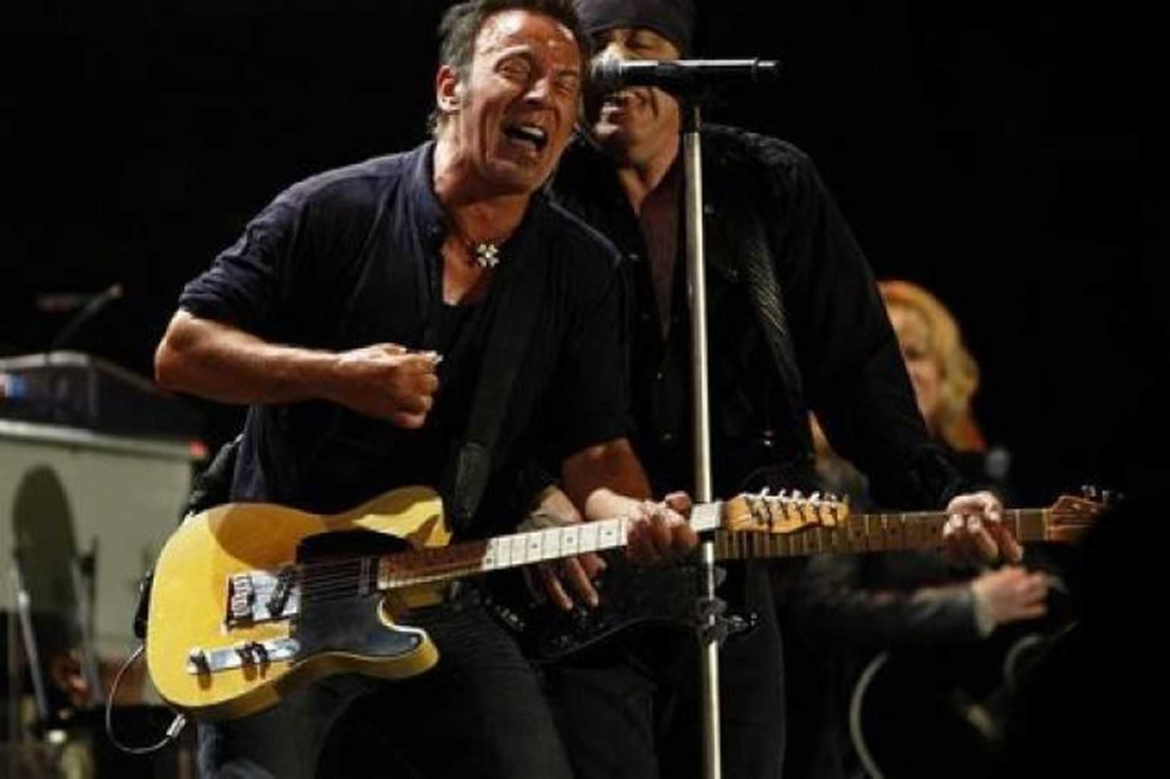 U.S. singer Bruce Springsteen performs with Steven Van Zandt at …