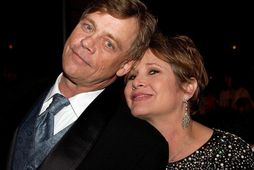 Mark Hamill og Carrie Fisher árið 2005.