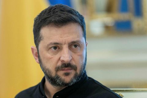 Volodimír Selenskí Úkraínuforseti.