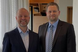Gunnlaugur Jónsson, stjórnarformaður og fráfarandi framkvæmdastjóri, ásamt Ásgeiri Theodóri Jóhannessyni, nýjum framkvæmdastjóra Reykjavík Fintech.