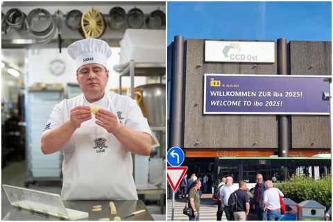 Sigurður Már Guðjónsson, formaður Landssambands bakarameistara var einn þeirra sem fór á stóru bakarasýninguna IBA …