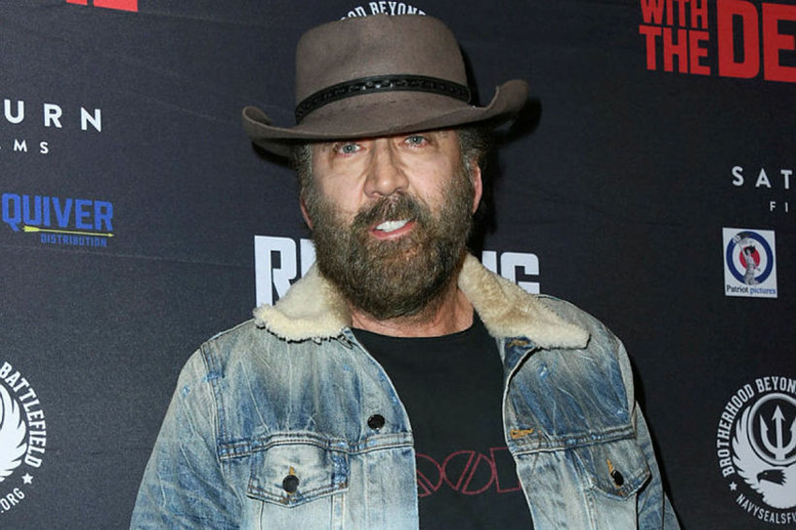 Nicolas Cage á frumsýningu í Beverly Hills þann 16. september.