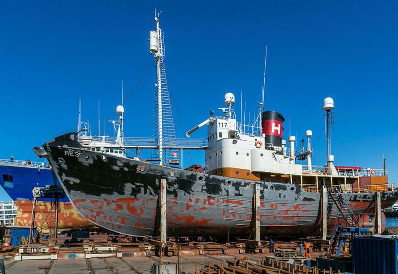 Hvalur 8 is a seventy year old whale hunting vessel.