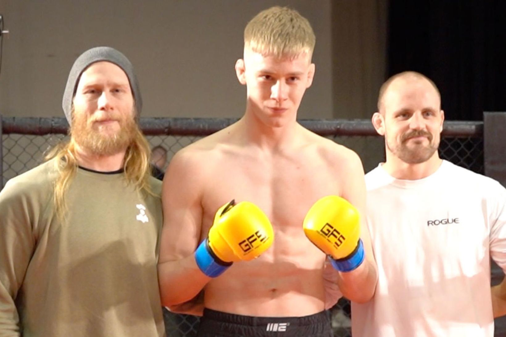 Matthew Miller, Logi Geirsson og Gunnar Nelson.