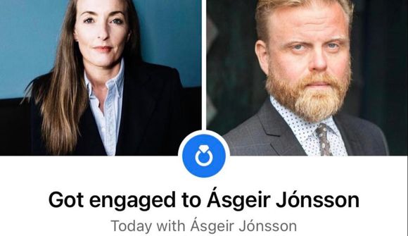 Helga og Ásgeir seðlabankastjóri trúlofuð 