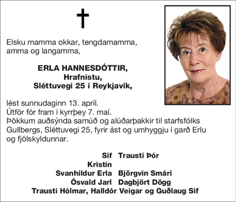 Erla Hannesdóttir,