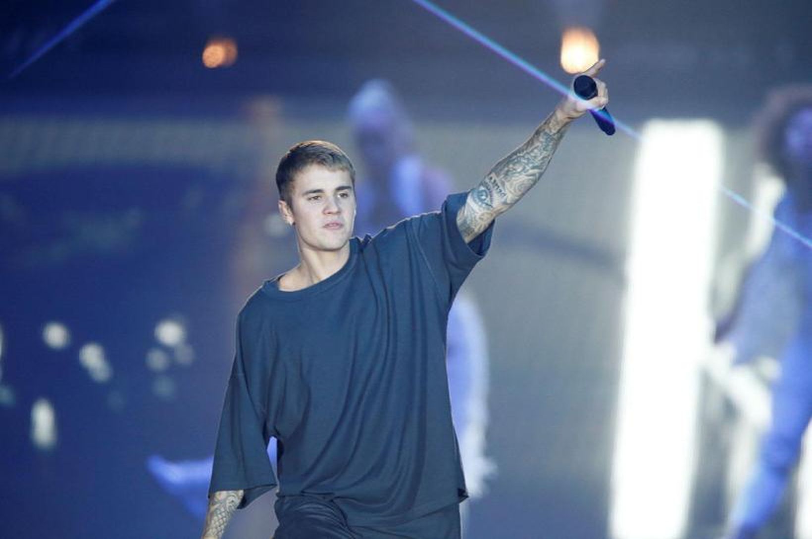 Lax, kartöflumús og mjólkurglas fyrir Bieber