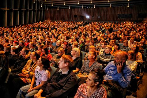 Mikill baráttuhugur var í kennurum á fundinum.