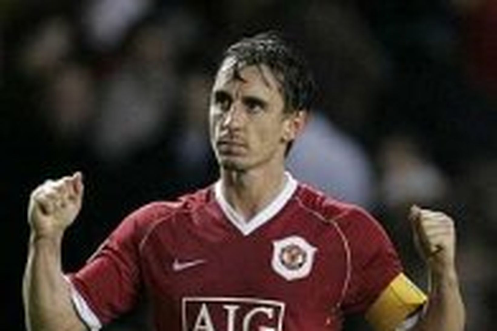 Gary Neville verður ekki með gegn Chelsea á laugardaginn.