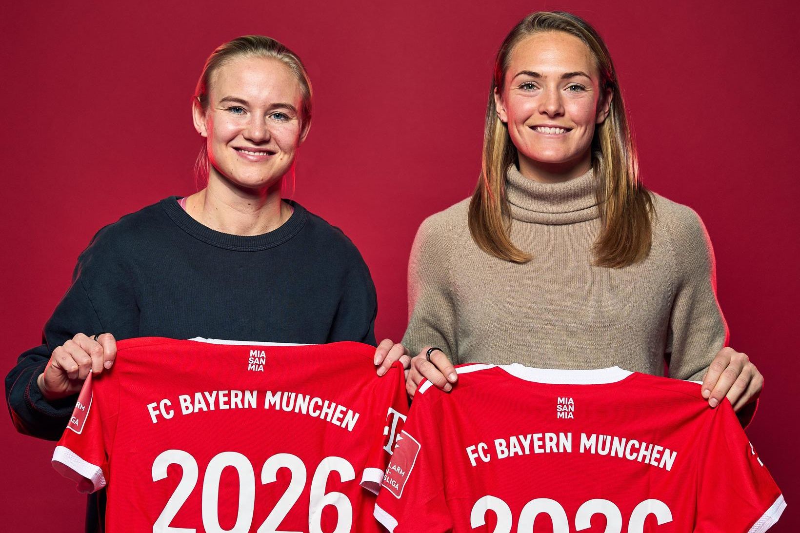 Pernille Harder og Magdalena Eriksson eru komnar til Bayern München …