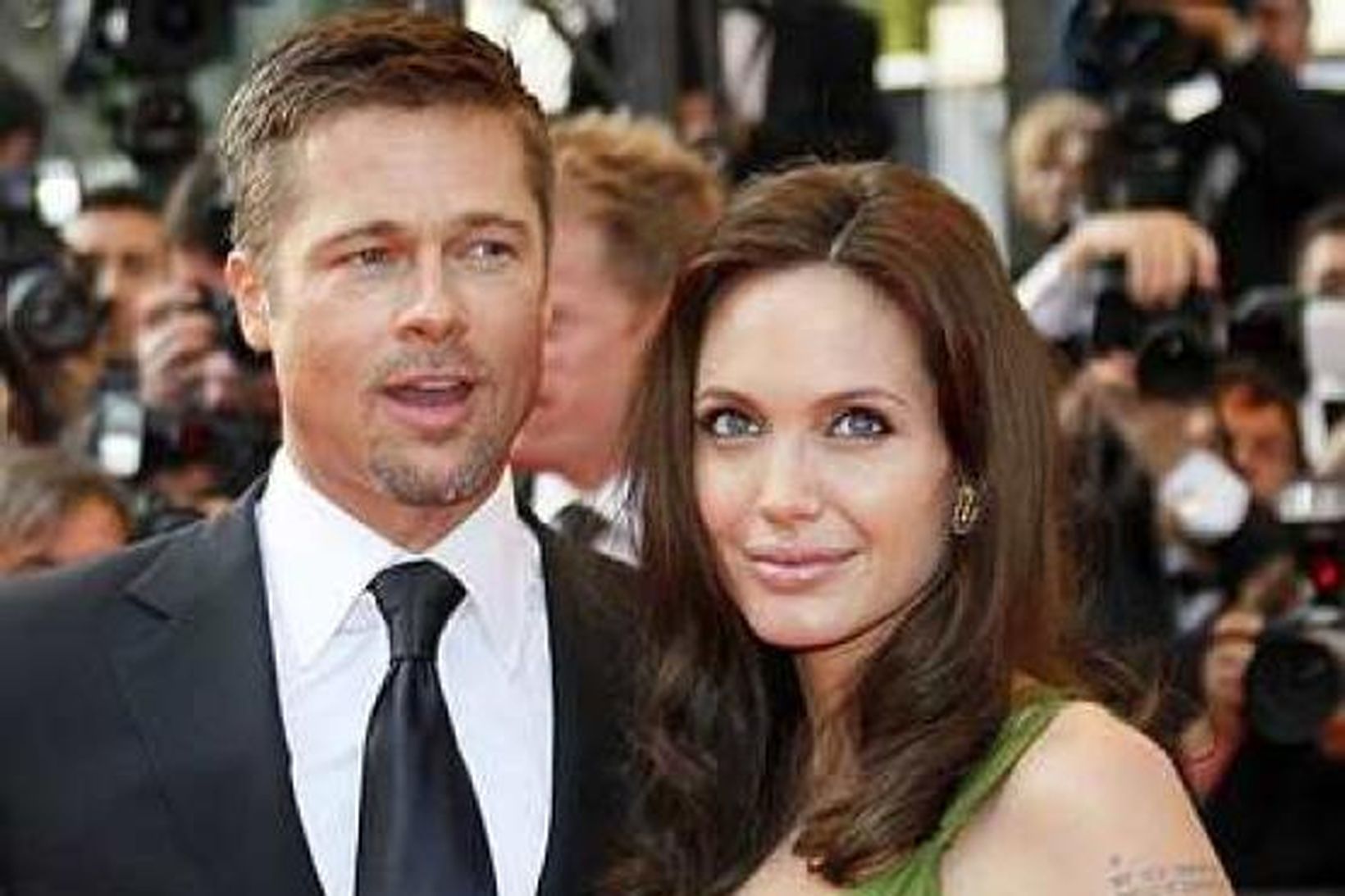 Brad Pitt og Angelina Jolie í Cannes.
