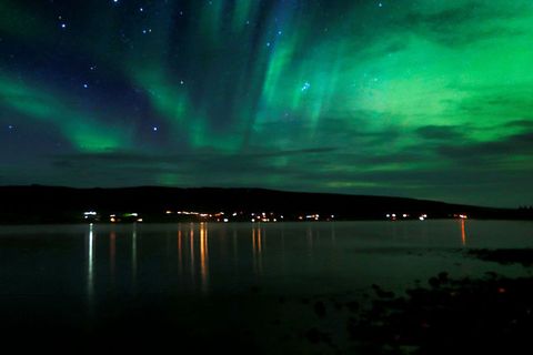 Northern Lights at Skorradalsvatn, South Iceland, this autumn.