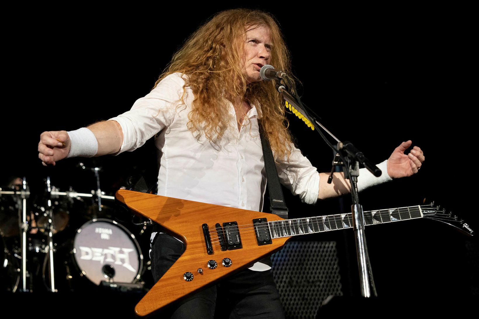 Dave Mustaine kann sína sögu upp á tíu.