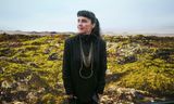 Ragnhildur Gísladóttir í nýja sýningarsalnum í Perlunni.