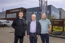 Frá vinstri: Halldór Lárusson, Guðmundur Sveinsson og Eðvarð Ingi Björgvinsson.