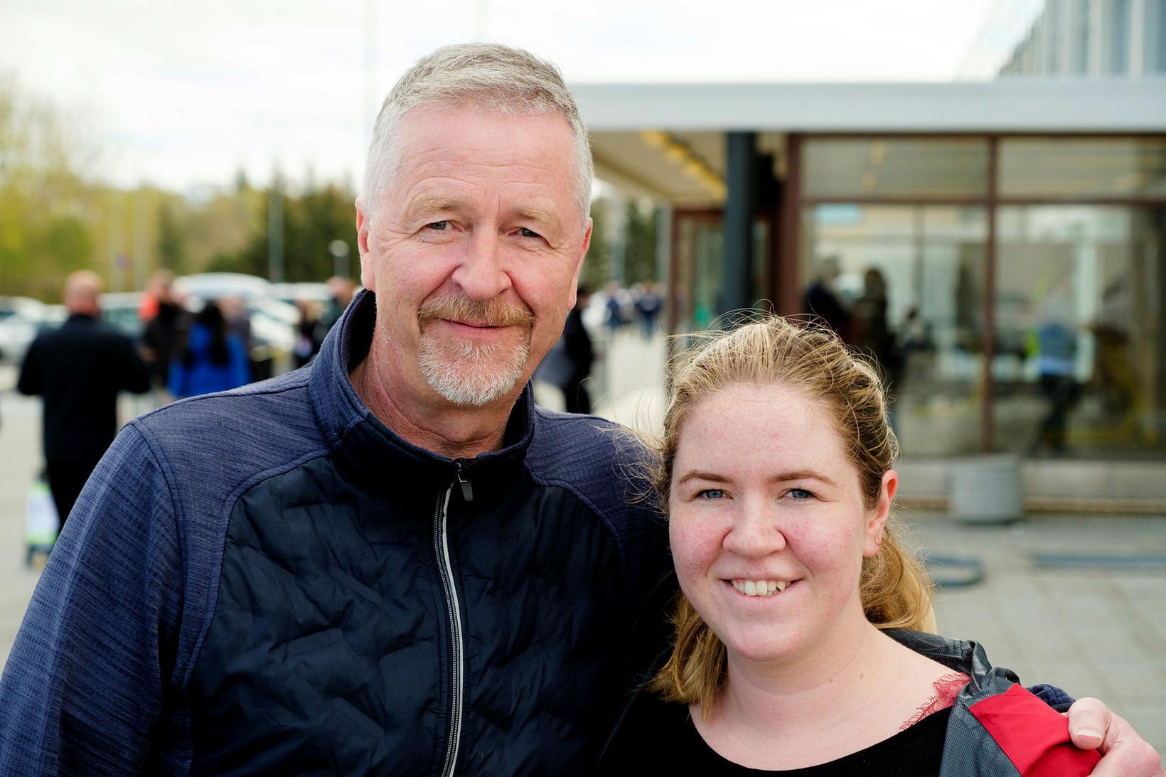 Feðginin Heiðar Bergmann Heiðarsson og Kristbjörg Eva Heiðarsdóttir. Heiðar fór …