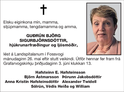 Guðrún Björg Sigurbjörnsdóttir,