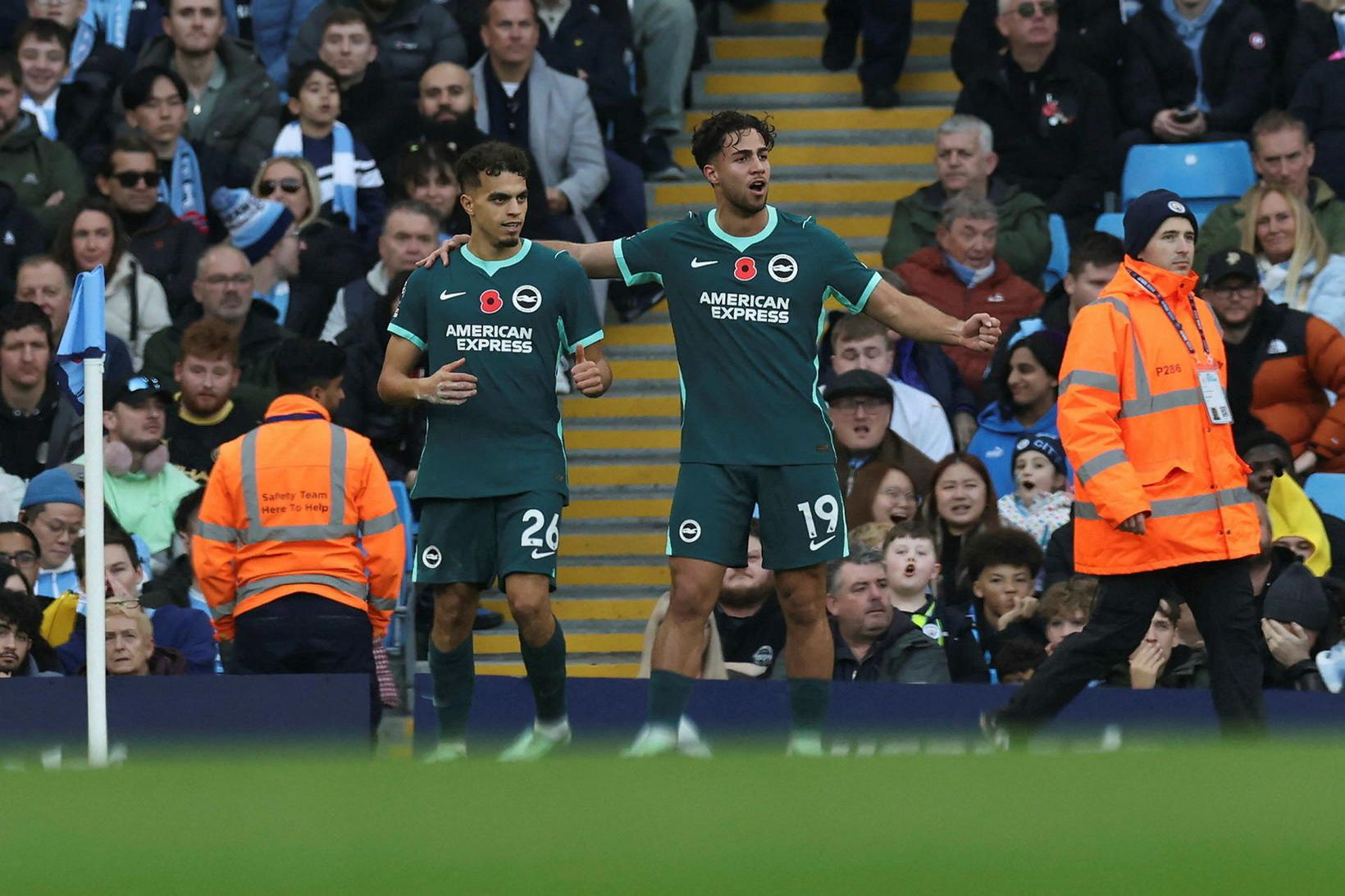 Manchester City og Brighton mætast í fótbolta