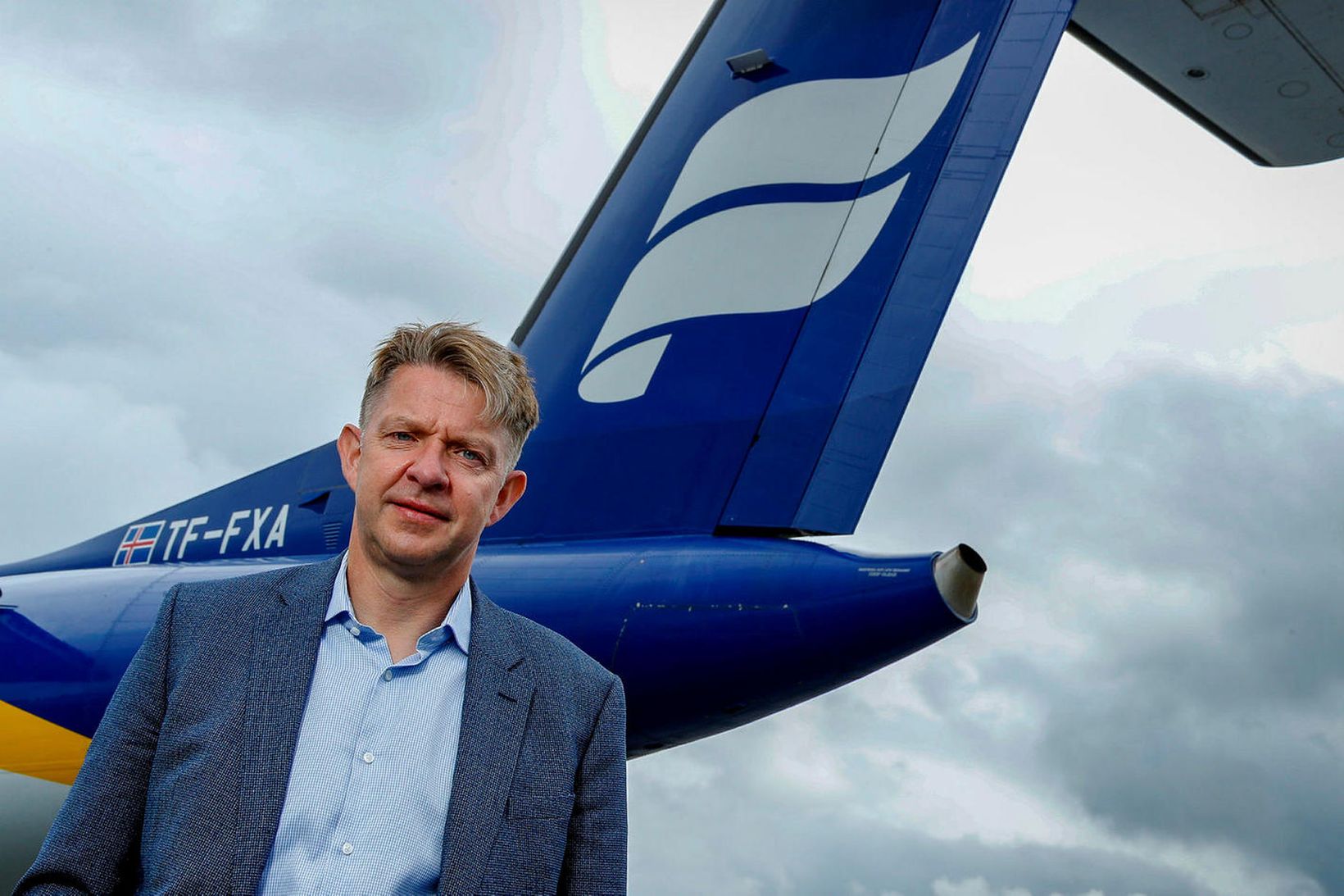 Bogi Nils Bogason, forstjóri Icelandair, var ánægður með þróunina í …
