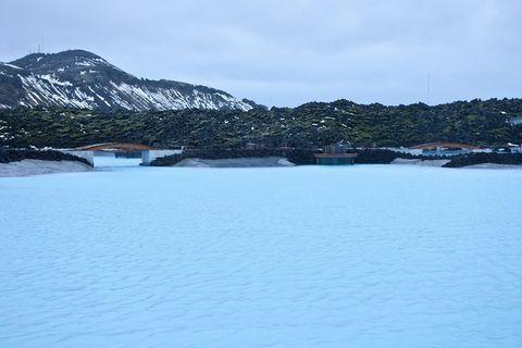 The Blue Lagoon is one of Iceland's most popular tourist spots.