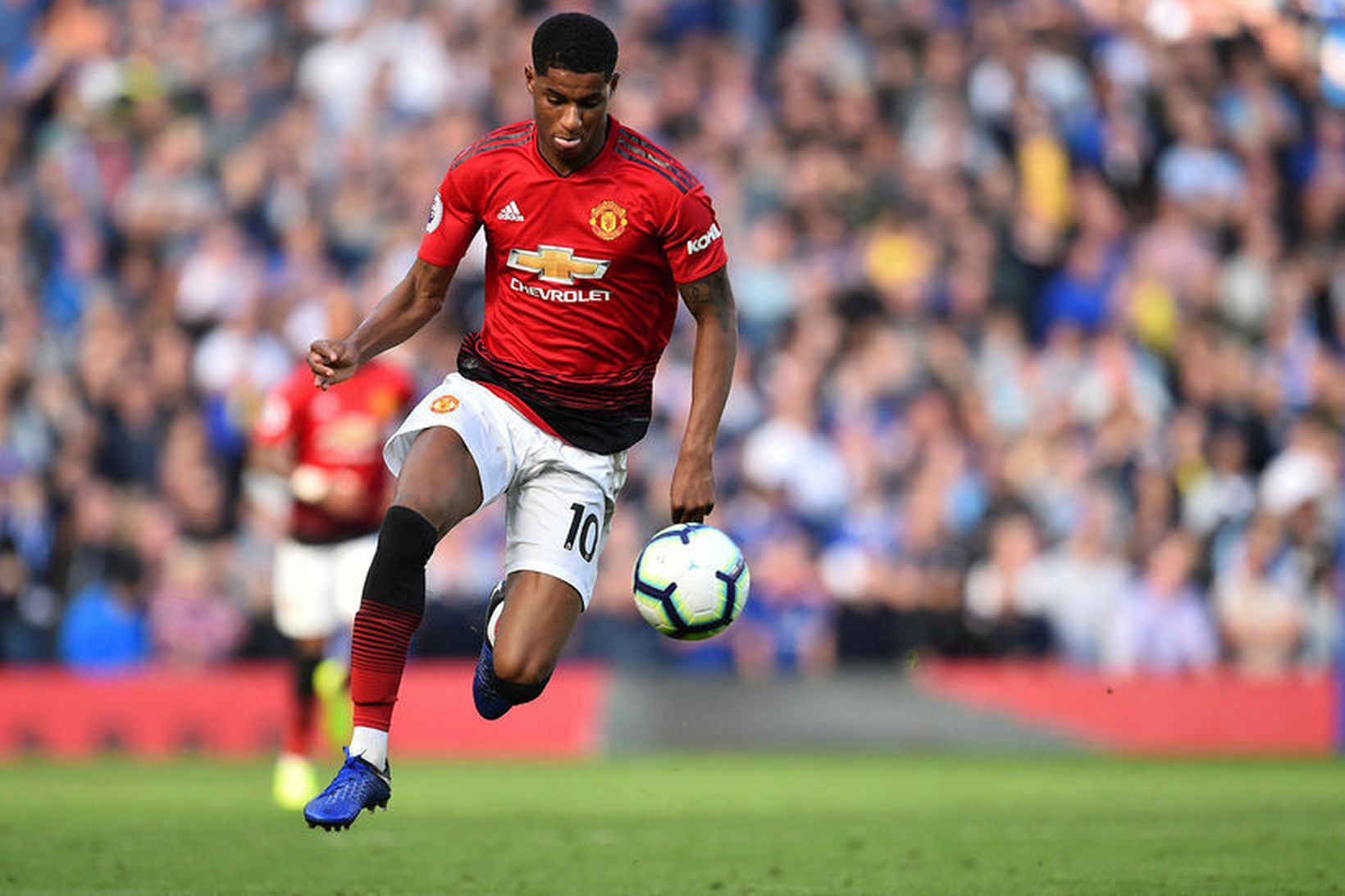 Marcus Rashford sóknarmaður Manchester United.