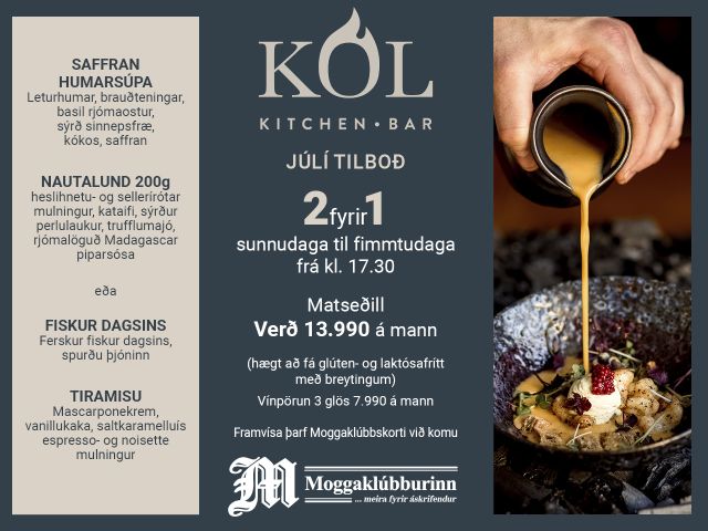 Kol - júlí tilboð