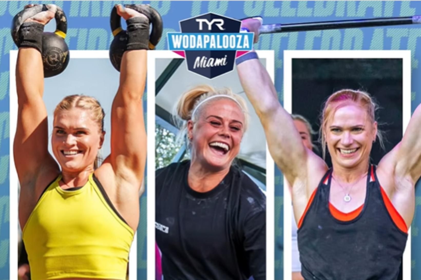 Katrín Tanja Davíðsdóttir, Sara Sigmundsdóttir og Anníe Mist Þórisdóttir verða …