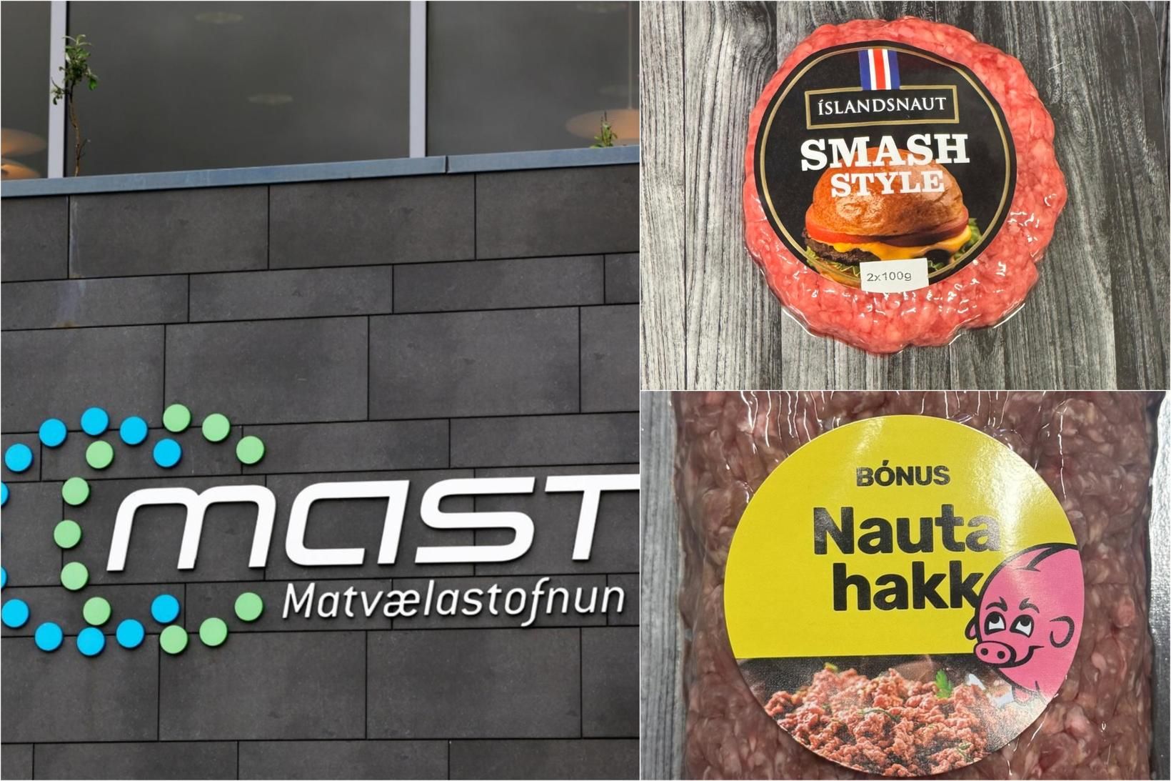 Röð af salmonelluinnköllunum vegna nautahakks