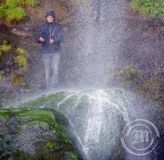 Erlendir ferðamenn við Seljalandsfoss