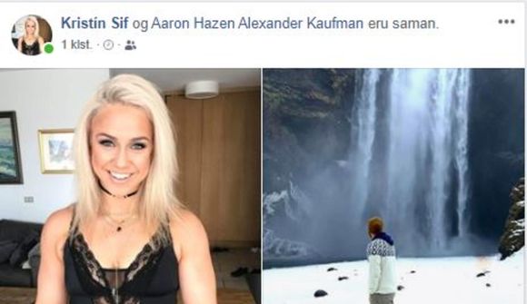 Kristín Sif og Aaron skrá sig í samband 