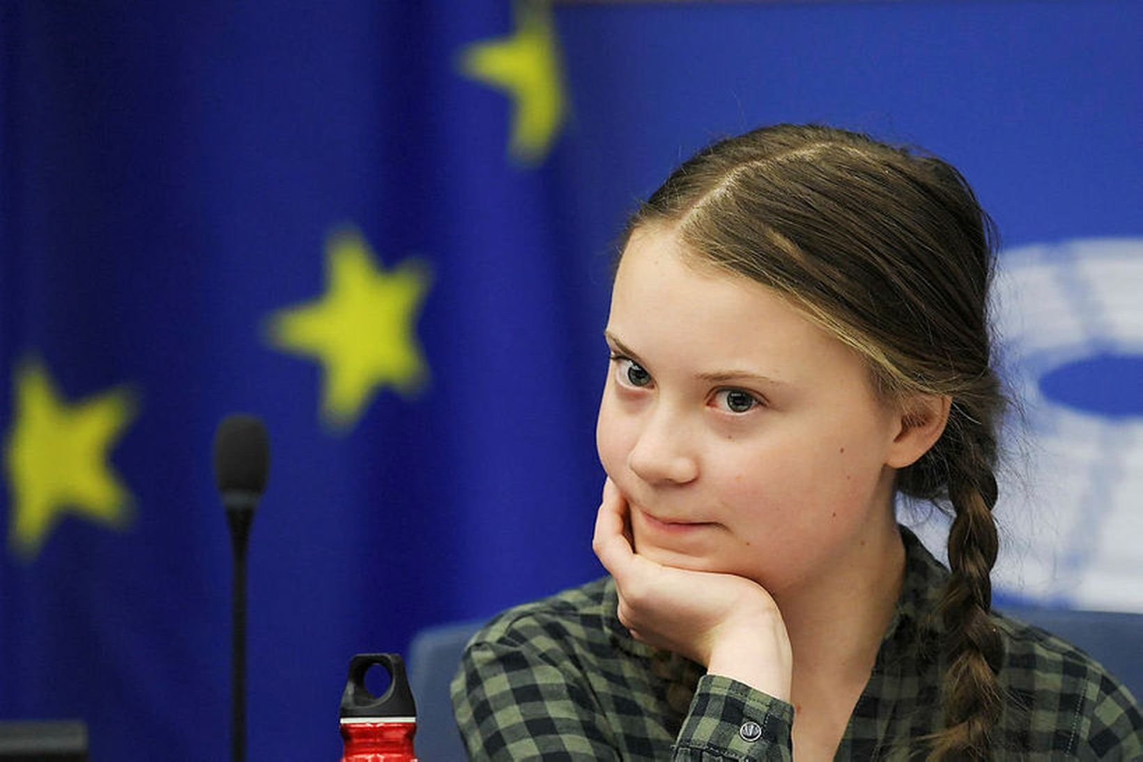 Loftslagsaðgerðasinninn Greta Thunberg er ósátt með þá sem sýna henni …