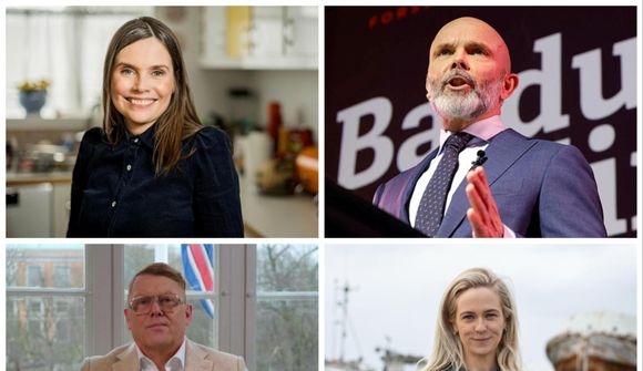 Ekki marktækur munur á Katrínu og Höllu