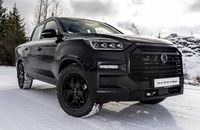 Nýr Musso Grand Ultimate, Black Edition. Svarta útgáfan eykur á tignarlegt útlit bílsins, sem verður …