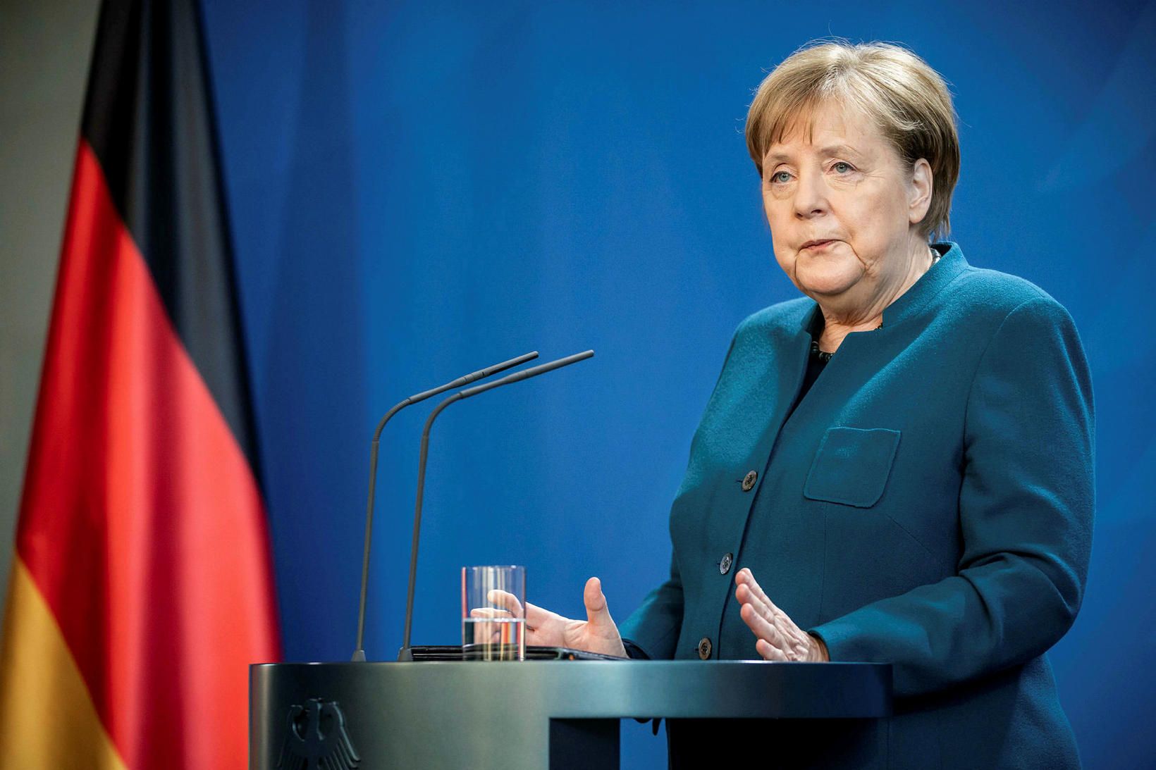 Angela Merkel, kanslari Þýskalands.
