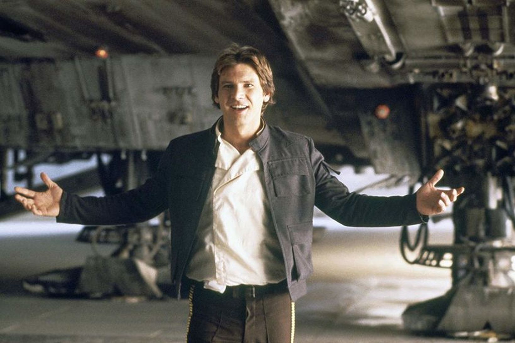 Harrison Ford – í jakkanum góða – sem Han Solo …