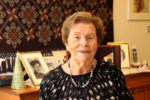 Helena Sigtryggsdóttir recalls stories from times past, but she will be 100 yeras old next year.